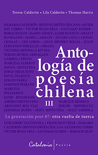Antología de poesía chilena. Vol III. La generación post 87: otra vuelta de tuerca (Spanish Edition)