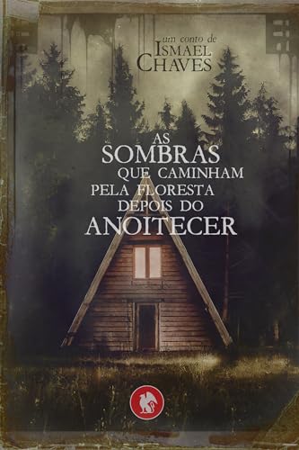 As sombras que caminham pela floresta depois do anoitecer