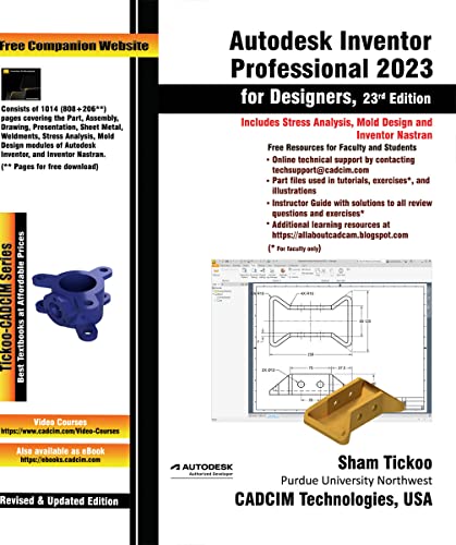 Autodesk Inventor Professional 2023 for Designers, 23rd Edition (English Edition)