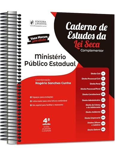 Caderno de Estudos da lei Seca Complementar
