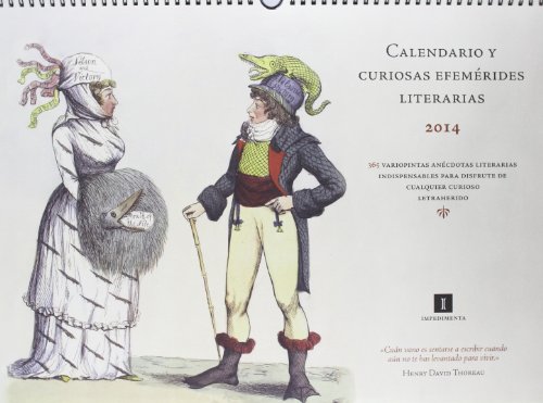 Calendario y curiosas efemérides literarias 2014