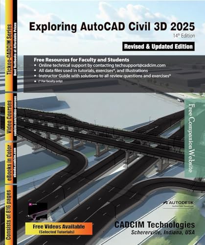 Exploring AutoCAD Civil 3D 2025, 14th Edition (English Edition)