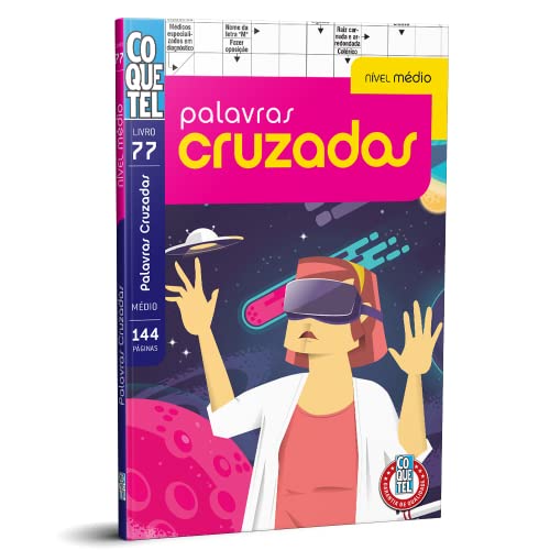 Livro Coquetel Palavras Cruzadas nível médio Ed 77