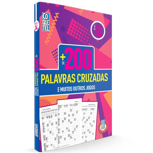 Livro Mais 200 Palavras Cruzadas nível médio Ed 34