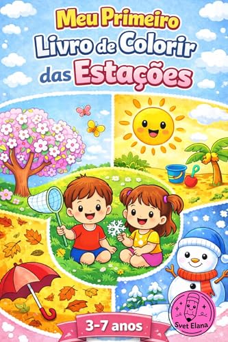 Meu primeiro livro de colorir das estações