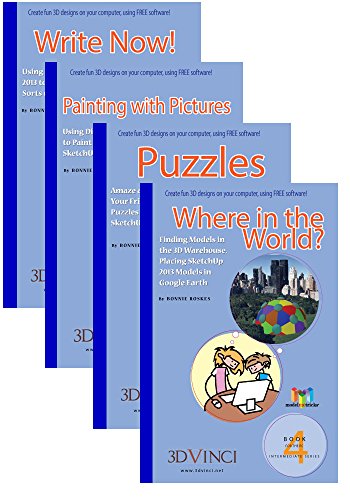 ModelMetricks Intermediate Series (PC): 4-Book Set of SketchUp Projects for Kids: SketchUp 2016 and 2017 (English Edition)