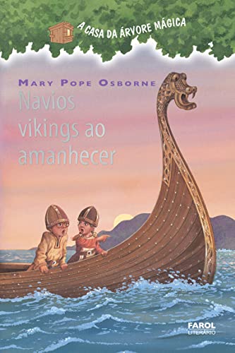 Navios vikings ao amanhecer