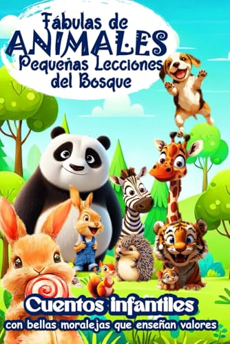 Pequeñas Lecciones del Bosque: Fábulas de Animales para Niños: Cuentos infantiles para dormir, historias con valores que inspiran a grandes y pequeños: amistad, respeto y valentía (Spanish Edition)
