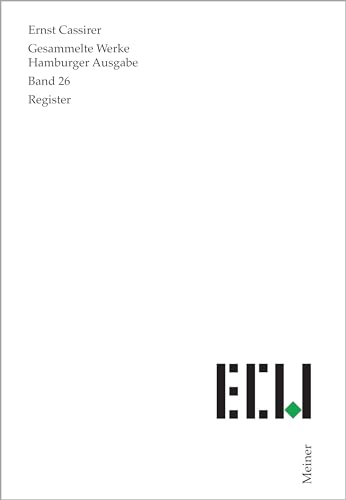 Register (Ernst Cassirer, Gesammelte Werke. Hamburger Ausgabe 26) (German Edition)