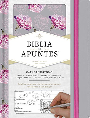Rvr 1960 Biblia de Apuntes, Gris Y Floreado Tela Impresa: Reuba-Valera 1960 Biblia de Apuntes, Gris Y Floreado Tela Impresa/ Reuba-Valera 1960 Bible Notes, Gray and Floral Cover