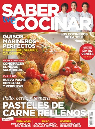 Saber Cocinar #125 | PASTELES DE CARNE RELLENOS (Spanish Edition)