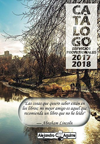 Servicios profesionales 2017-2018 (Spanish Edition)