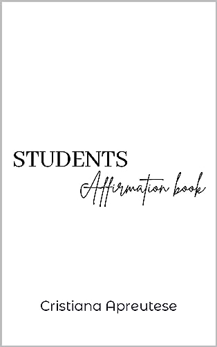 Students affirmation book (English Edition)