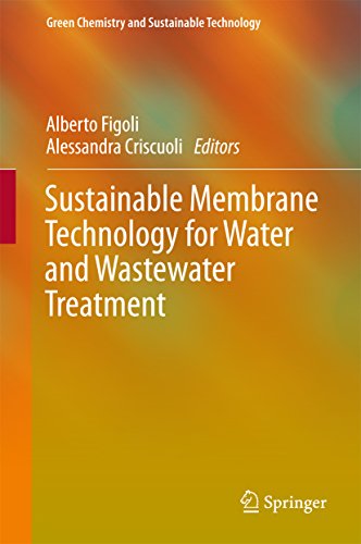 Sustainable Membrane Technology for Water and Wastewater Treatment (Green Chemistry and Sustainable Technology) (English Edition)