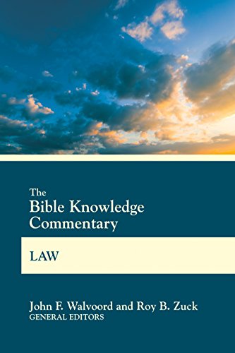 The Bible Knowledge Commentary Law (BK Commentary) (English Edition)