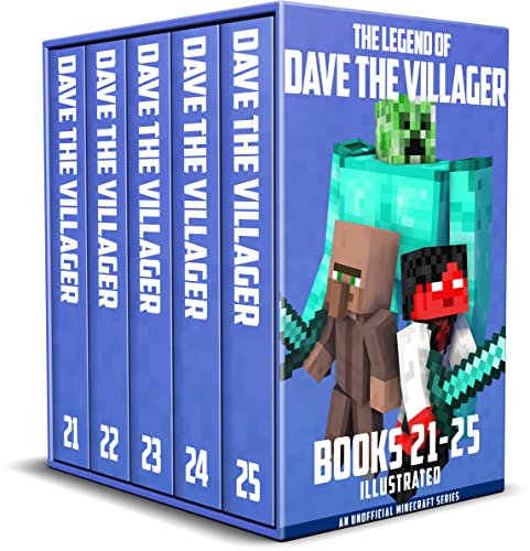 The Legend of Dave the Villager Books 21–25: an unofficial Minecraft series (Dave the Villager Collections Book 5) (English Edition)