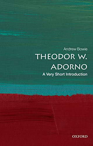 Theodor W. Adorno: A Very Short Introduction (Very Short Introductions) (English Edition)
