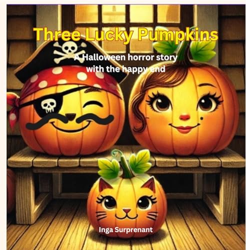 Three Lucky Pumpkins: A Halloween horror story with the happy end (English Edition)