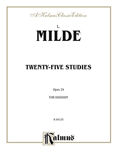 Twenty-five Studies: For Bassoon (Kalmus Edition) (English Edition)
