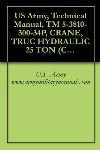 US Army, Technical Manual, TM 5-3810-300-34P, CRANE, TRUC HYDRAULIC 25 TON (CCE) (NSN 3810-01-054-9779) GROVE MODEL, military manauals (English Edition)